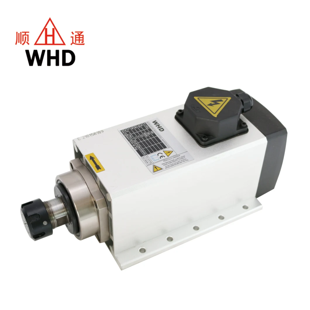High Speed Air Cooled Square CNC Spindle Motor 3.5kw Er25 for Wood Working