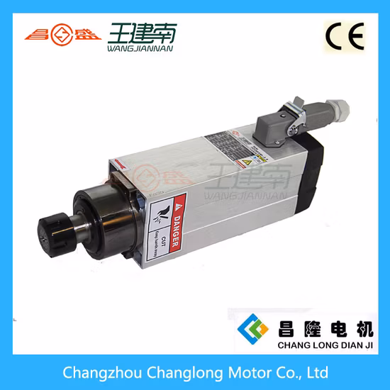 Electric Spindle Motor 3.5kw 18000rpm Square for Wood Engraving CNC Router Machine