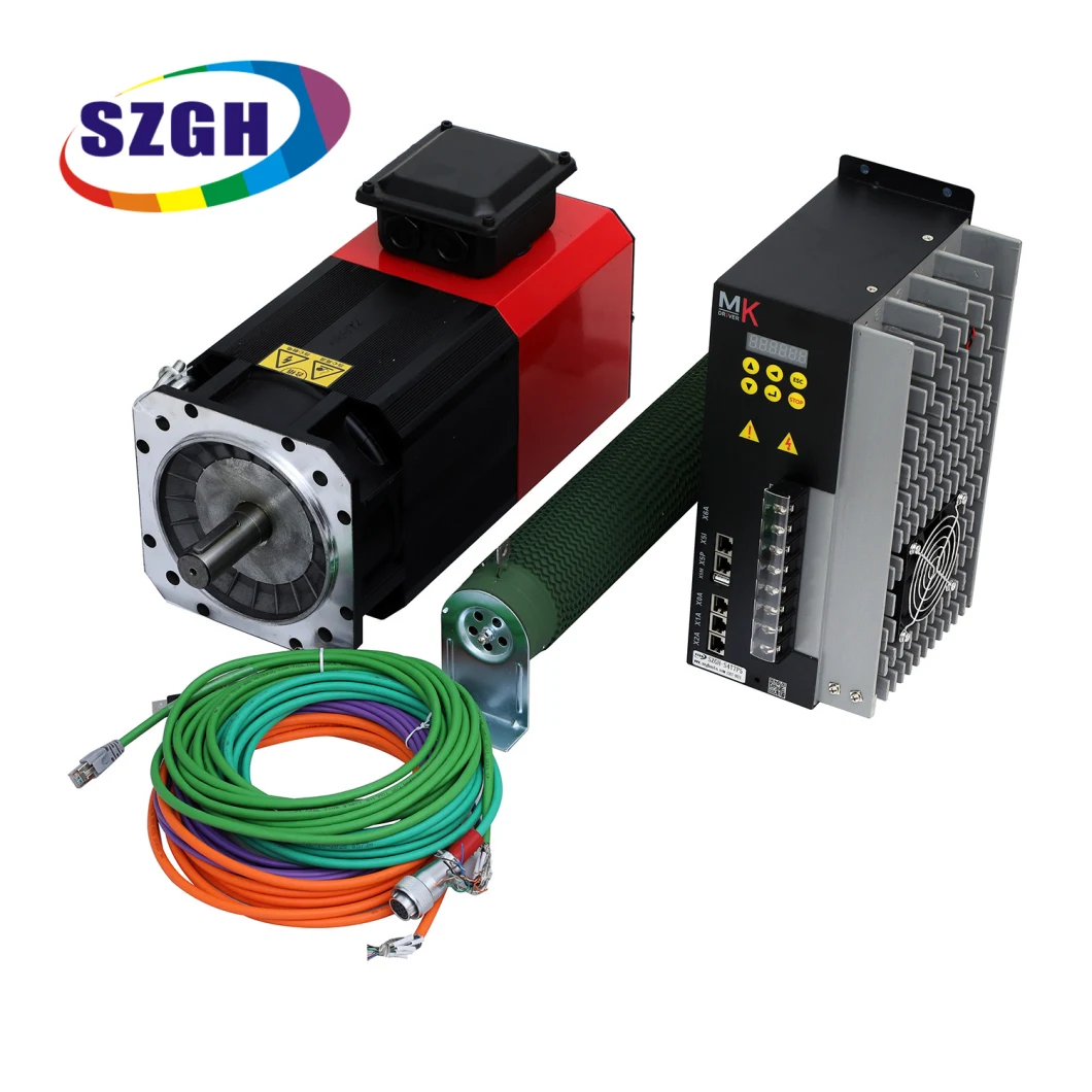 High performance 18KW 117nm 38A ac high rpm spindle servo motor with 8000rpm