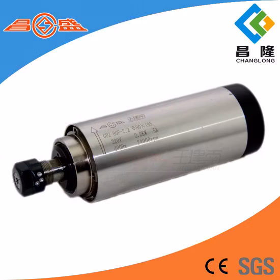 2.2kw 220V Air Cooling Spindle Motor with Good Quality for Woodcarving/Wood Engraving