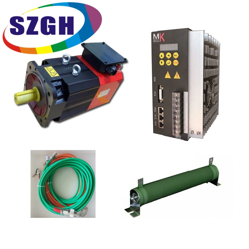 Good Price Szgh 48nm 7.5kw 8000rpm 17A Spindle Servo Motor with Driver for CNC Router and Engraving Machine